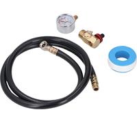 Kit de réparation du réservoir d'air 0-200 psi Manomètre Ensemble de tuyaux de distribution en laiton