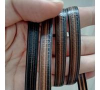 Kit de réparation en osier de 27,4 m en polyéthylène pour la finition de meubles tissés y compris chaises, tables et paniers (dégradé de café)