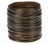 Kit de réparation en osier synthétique gaufré - Ruban plat imperméable pour meubles de jardin et de terrasse - Matériau de tissage pour réparation de tricot - Chaise en rotin - Panier de table