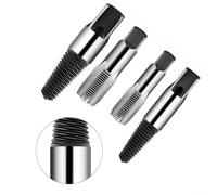 Kit de réparation et de démontage de tuyaux d'eau avec valve de robinet à double tête et extracteur de vis, conçu pour extraire efficacement les vis et les tuyaux (robinet de réparation de 10,2 cm)