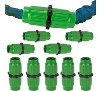 Kit de réparation extensible pour tuyau de lavage de voiture - Accessoire d'irrigation pour l'arrosage du jardin et le soin des animaux avec 10 raccords