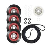Kit De Réparation For Sèche-linge 4392067 De 27 Pouces, Compatible Avec Whirlpool Et KitchenAid. Rouleau De Tambour WPW10314173, Courroie 661570V, Poulie De Renvoi 279640.