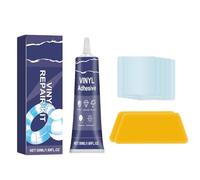 Kit De Réparation Gonflable - Patch Anti-fuite Auto-adhésif Avec Colle 50 Ml, Patch Pour Matelas Pneumatique Pour Revêtement De Piscine, Radeau, Bateau, Outil Gonflable Pour Dispositif Flottant À L'ea