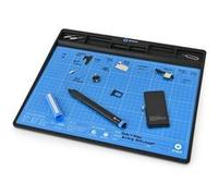 iFixit Tapis de travail FixMat magnétique antistatique inscriptible avec stylo Noir et Bleu