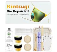 Kit de réparation Kintsugi doré, kit de réparation Kintsugi de qualité alimentaire pour réparer rapidement votre poterie précieuse et significative, le kit de réparation d'or japonais peut être