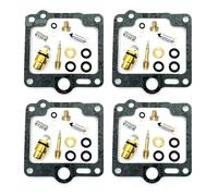 Kit de Réparation Membrane Kit De Réparation Pièces en Caoutchouc Joint Valve Siège D'aiguille Flottante Carburateur Moto pour Yamaha XJR1200 1994 - 1998(4 Set)