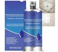 Kit de réparation multifonctionnel pour carrelage et pierre, pâte de réparation à séchage rapide pour porcelaine, marbre, granit et quartz, idéal pour réparer soi-même les fissures et les (1pcs)