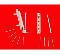 Kit de réparation original Winkhaus pour fenêtres en plastique comprenant un roulement d'angle, un roulement à ciseaux pour les séries aktivPilot autoPilot, y compris un kit de fixation (laqué blanc)