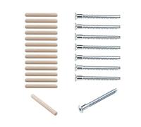 Kit de réparation/pièces de rechange pour étagère IKEA KALLAX 2 x 2 - Vis (#104321) et chevilles en bois (#101339)
