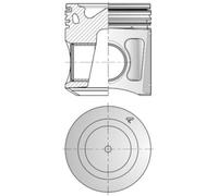 Kit de réparation, piston/chemise de cylindre KOLBENSCHMIDT 41478960