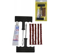 Kit de réparation pneus - BENSON TOOLS - 8 pièces - Couleur noire - Réparation facile