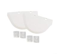 Kit de réparation pour aile de piscine et sabot pour Hayward pour Navigator Series - Ensemble complet d'accessoires gauche et droite 4 pour capsules