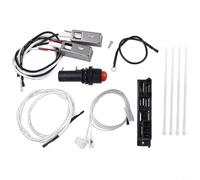Kit de réparation pour barbecue à gaz Weber Summit Silver B 4 brûleurs pour allumage, kit de pièces de réparation comprenant un faisceau de câblage d'électrodes, un composant générateur