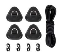 Kit De Réparation Pour Bateau Gonflable Triangles Inoxydables Étanches 4