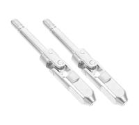 Kit de Réparation pour Cric Horizontal à Double Pompe, Acier Argenté | Tête de Purge, Joint à Bille Acier, Axe Descendant, Pièce Anti Poussière