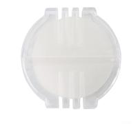 Kit de réparation pour fil à coudre - Bloc de cire - Empêche l'effilochage - Glisse facilement - Cordon de broderie - Kit de réparation - Blanc et jaune - 5 cm (blanc)