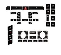 Kit de réparation pour Interrupteur de lève-vitre électrique Panneau de Tableau de Bord ESP Alarme et climatisation (Type C) pour Audi A4 B6 B7 (2000-2008)