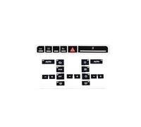 Kit de réparation pour Interrupteur de lève-vitre électrique Panneau de Tableau de Bord ESP Alarme et climatisation (Type B) pour Audi A4 B6 B7 (2000-2008)