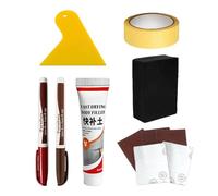Kit de réparation pour meubles en bois - 25 g - Stylo de peinture rapide professionnel - Marqueur de réparation de meubles en bois pour porte, table, sol, plancher de cuisine, plinthe, plan de travail