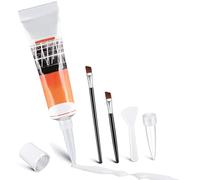 Kit de Réparation pour Panier de Lave-Vaisselle, Mastic Acrylique Gris 50 ml, Anti-Rouille, Répare Fissures et Zones Abîmées, Usage Ménager