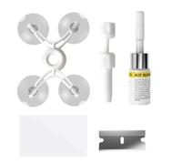 Kit de réparation pour pare-brise, portable, rayures, éclats de pierres, étoile