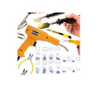 Kit de réparation pour plastique - Fer à souder + Agrafeuse - 800 agrafes (8 types) - 230V 50W - Mallette & accessoires