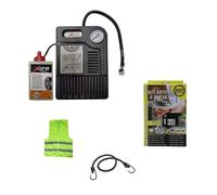 Kit de réparation pour pneus gonfle et réparation pneus pour voiture, moto, scooter, vélo Quad compatible avec Suzuki TR 50 Street MagIC S Kit de réparation de trous pour pneus Set de gonflement