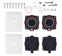 Kit de réparation pour pompe à air compatible avec HP 60 pour HP 80 CS103EL AS500 AA500 DF-50 H365 H450 H500 LA500 LAR500 H600, contient un kit de quincaillerie pour interrupteur blanc à diaphragme
