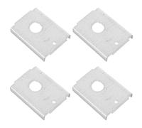 Kit de Réparation pour Porte Pliante en Acier au Carbone, Pivot | Montage Haut ou Bas, pour Portes en Bois de 1-3/8 Pouces, Usage Résidentiel et Bureaux, Couleur Argenté