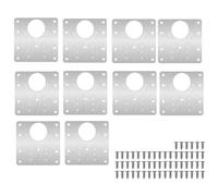 Kit de réparation pour portes d'armoires 2410 avec charnières et vis pour divers meubles (10 pièces)