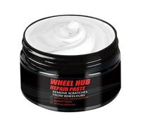 Kit de Réparation pour Rayures de Jantes | 50g Crème à Polir pour Jantes - Produit d'Enlèvement des Micro-rayures avec Éponge,Restauration Voiture RV Moto Camion Bateau