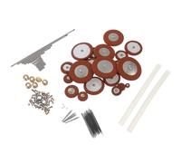 Kit de réparation pour saxophone alto 1 lot vis et ressorts en métal | Remplacement des pièces endommagées, entretien courant de l’instrument, pièces en peau de mouton, pour musiciens et