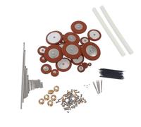 Kit de réparation pour saxophone alto 1 set vis métalliques et ressorts | Pièces de remplacement pour l’entretien et la remise en état, métal et peau de mouton, pour saxophonistes et amateurs de