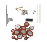 Kit de réparation pour saxophone alto 1 set vis métalliques ressorts | Entretien et remplacement des pièces abîmées, métal et peau de mouton, pour saxophonistes professionnels et amateurs de vents