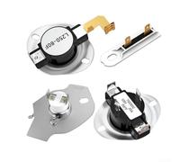 Kit de réparation pour sèche-linge électrique - Thermostat et fusible 4 en 1 - 250 V 16 A - Normalement ouvert/fermé - Pour usage industriel