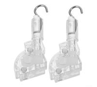 Kit de réparation pour store de fenêtre avec 2 mécanismes d'inclinaison en métal avec connecteurs en forme de D pour un réglage précis et une longue durée de vie