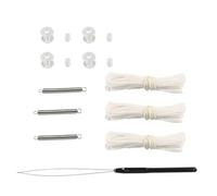 Kit de réparation pour store plissé pour camping-car - Kit de fixation pour et nuit - Store plissé - Ombre - Noir et blanc - 3 couleurs