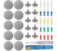 Kit de réparation pour toit de voiture 65 pièces - Fixations de ciel de toit, caches-vis et clips de retenue