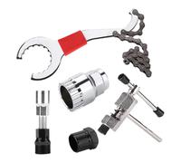 Kit De Réparation Pour Vélo - Kit De Réparation De Pneu Portable Intégré | Clé à Crochet Multifonction Jeu d'Outils d'Entretien Cyclisme pour Course Randonnée Navette Camping Sentier Montagne