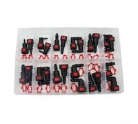 Kit de réparation rapide de connecteur de carburant de pompe à urée de 6,3/7,89/9,49 mm avec 24 connecteurs ABS pour applications diesel