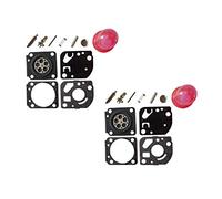 Kit de réparation/Reconstruction de carburateur remplace ZAMA RB-115 pour POULAN/Mauvaises Herbes ZAMA C1U-W18 C1U-W24 (Lot de 2)