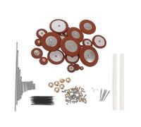 Kit de réparation saxophone alto 1 set vis et ressorts métalliques | Entretien et remplacement des pièces abîmées, composants en métal et peau de mouton, pour musiciens et saxophonistes pro