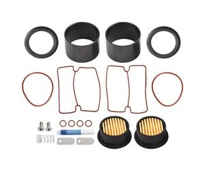 Kit de réparation silencieux de manchon de cylindre de compresseur d'air sans huile 750 W pour joint de piston pièces en caoutchouc noir
