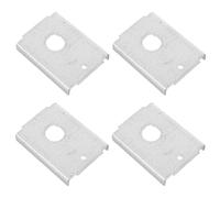 Kit de Réparation Support Pivot pour Porte Pliante, 1-3/8 Pouces | Acier au Carbone Argenté, Montage ou Inférieur, Usage Résidentiel et Bureaux, pour Porte en Bois
