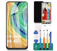 Kit de réparation TFY-LX1 pour Huawei Honor X8 4G Écran LCD de remplacement pour Honor X8 4G Digitizer Assemblée TFY-LX1 Noir