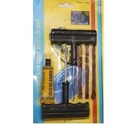 Kit de réparation Tubeless - PIERRE CEDRIC - Voiture - 3 mèches incluses - Outil de nettoyage - Tube de colle