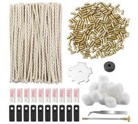 Kit de Réparation Universel pour Briquet Zippo: 180PCS D'accessoires pour Briquet Essence avec 100 Pierres à Feu, 50 Mèches, 10 Joint, 10 Tampon en Feutre, 1 Ressort de Pierre, 1 Roulette D’allumage