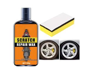 Kit de réparation universel pour jantes en - Crème anti-rayures | Nettoyant oxydant et antirouille | incroyable composé de polissage pour l'entretien des jantes de voiture, l'entretien du