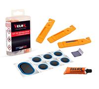 Kit de Réparation Autocollant VELOX avec 3 Démonte-Pneus - Vélo Loisir Adulte