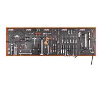 Kit de réparation vélo - Super B - Plaque murale - 100 outils - Noir - Montage facile